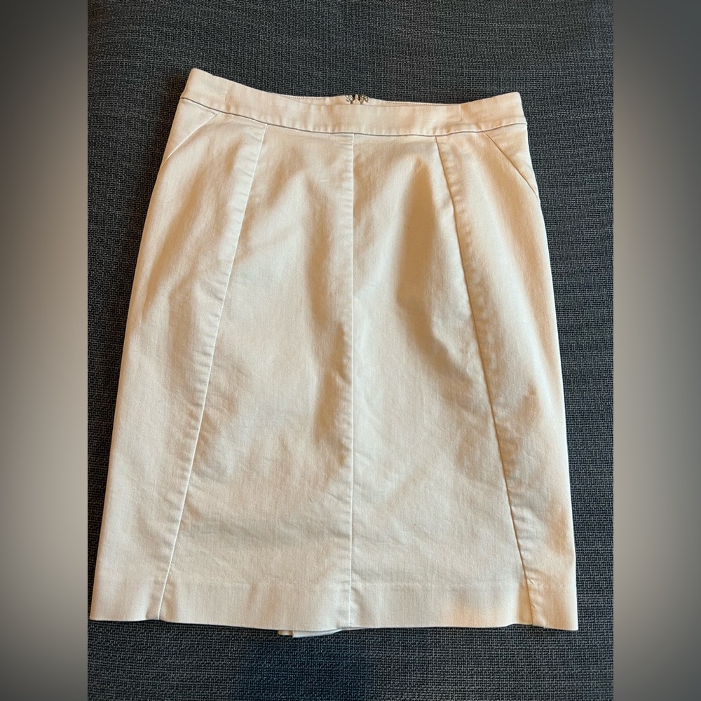 Ann Taylor Khaki color pencil skirt